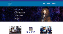 Desktop Screenshot of christiaanhuygensprijs.nl